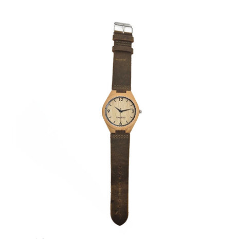 Horloge BIG groene band zijfers