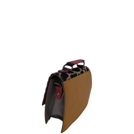 Lederen Tasje rood vacht
