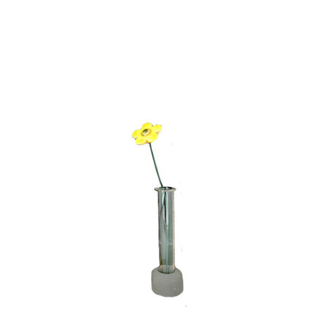 Mini vaasje donkergrijs