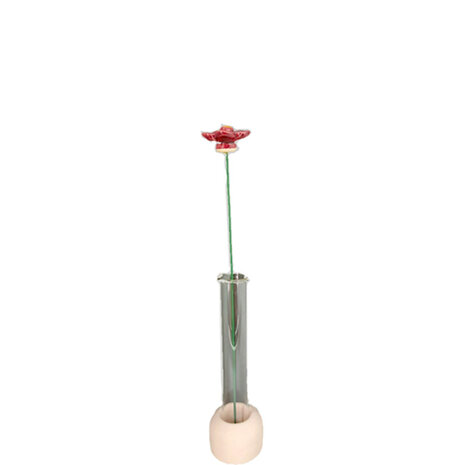 Mini vaasje roze