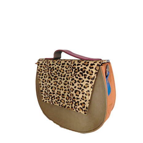 Schoudertas rood blauw/2