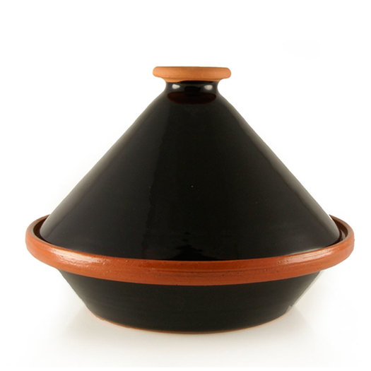 Zwarte tajine van 25 cm Wereldwinkel