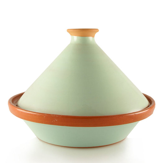 Tajine van 25 cm in lichtgroen Wereldwinkel