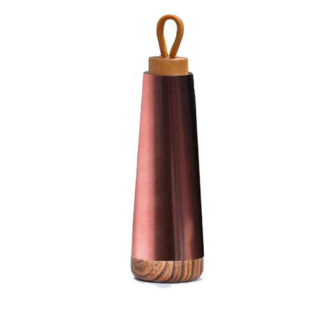 Thermosfles Bioloco bruin metallic