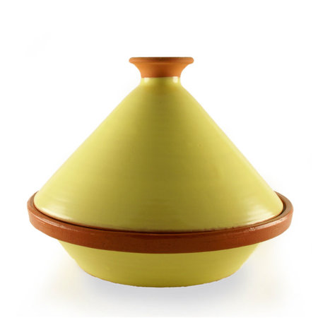Tajine 25 cm geel