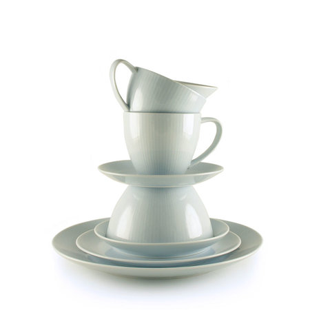 Servies Royal blue 14 delig