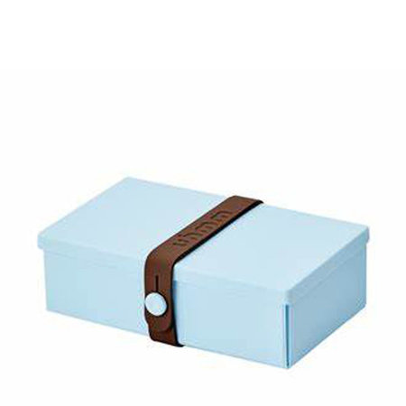 Lunchbox Uhmm blue met strap