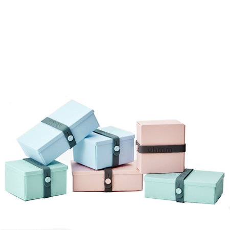 Lunchbox Uhmm blue met strap