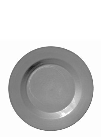 Servies Dik bord groot grijs