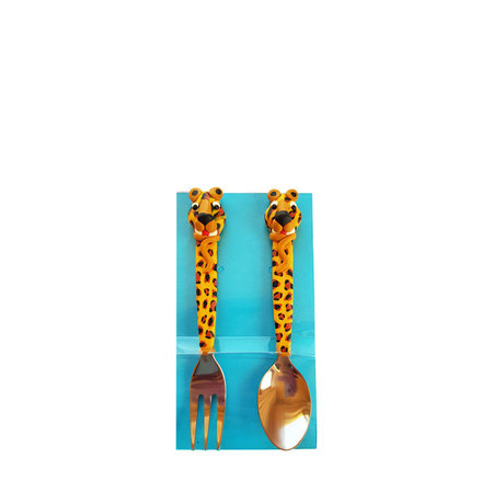 Kinderbestek FIMO tijger