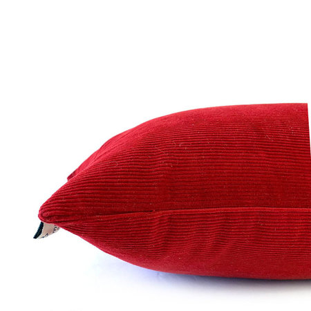 Kussen Rib Rood
