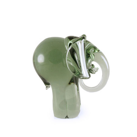 Olifant gerecycled glas XXL