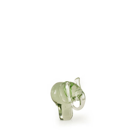 Olifant gerecycled glas L