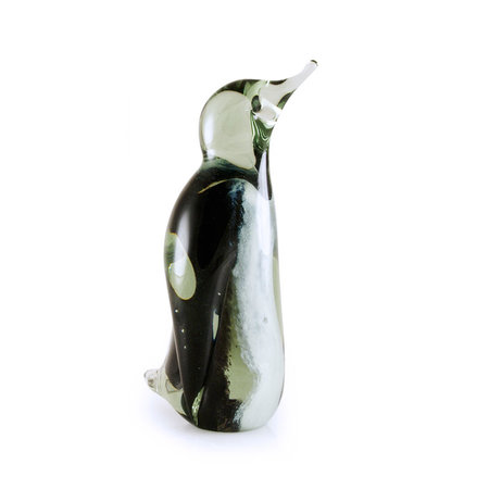 Pinguïn gerecycled glas XXL