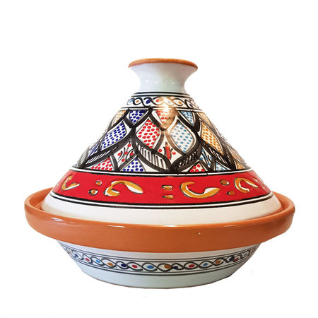 Tajine deco rood 25 cm