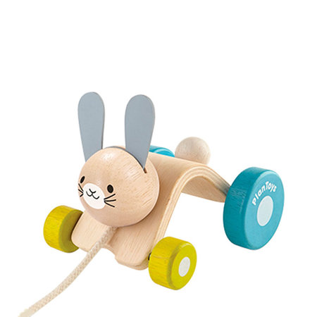 Trekfiguur hout konijn