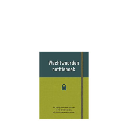 Notitieboek wachtwoorden