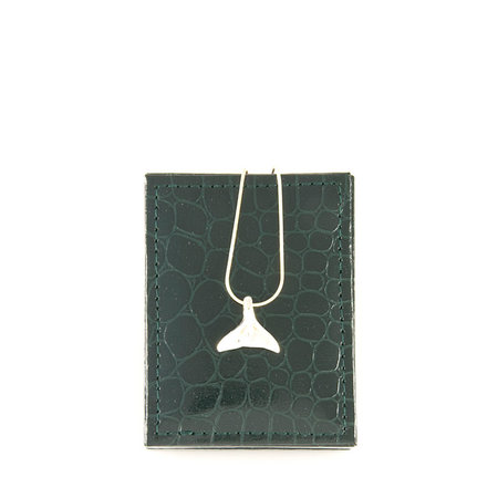 Hanger en ketting zilver Walvisstaart