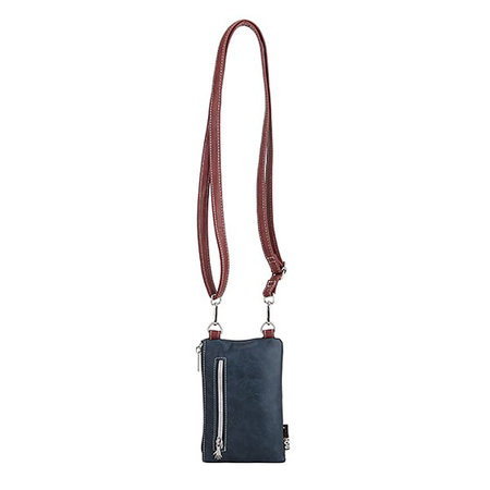 Noi Noi Crossbody tas Sadie donkerblauw lichtgrijs