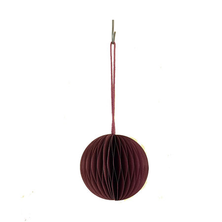 Honeycomb bol aubergine