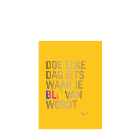 Doe elke dag iets ..