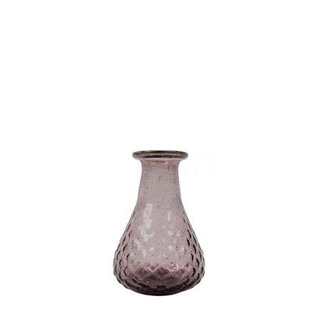 Vaasje gerecycled glas roze figuren