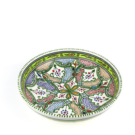 Schaal Dina groen 25 cm