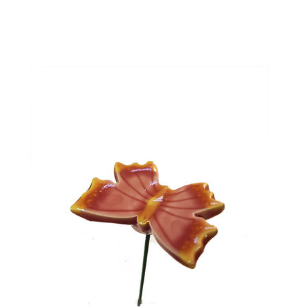 Vlinder keramiek roze