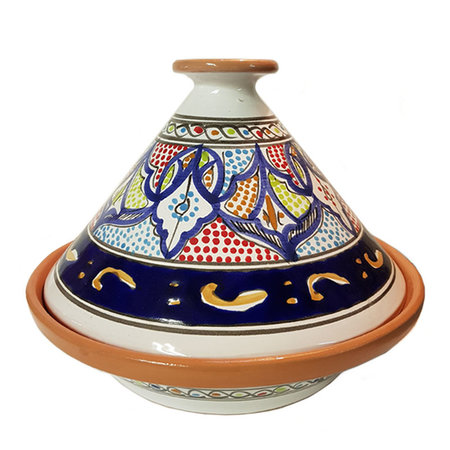 Tajine deco donkerblauw 30 cm