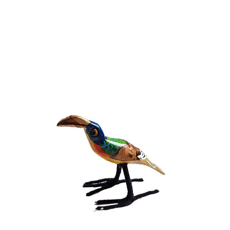 Troostvogel staand geelgroen S