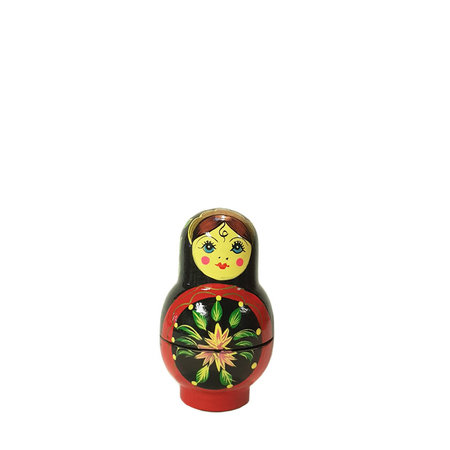 Matroesjka Zwart-Rood Design