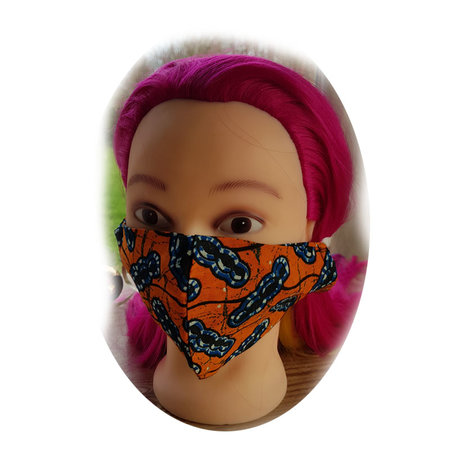 Mondkapje oranje