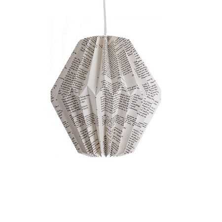 Lamp papier script