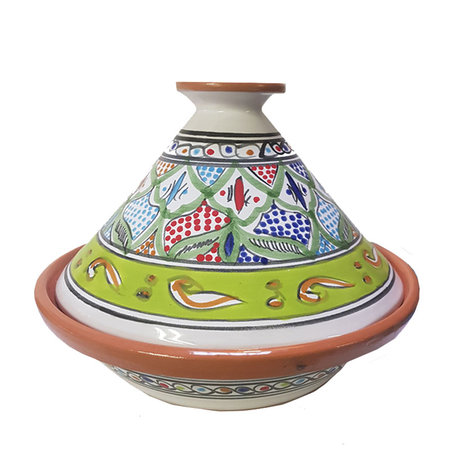 Tajine deco lichtgroen 25 cm
