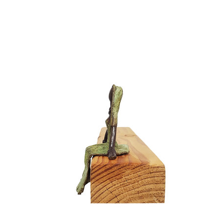 Beeld brons zittende maria (2)