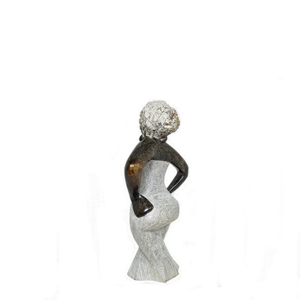 Sterke vrouw met knotje