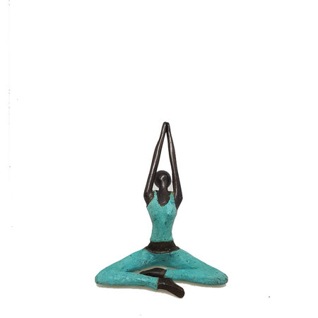 Beeld brons yoga houding (4)