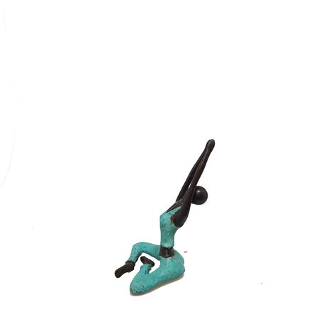Beeld brons yoga houding (4)