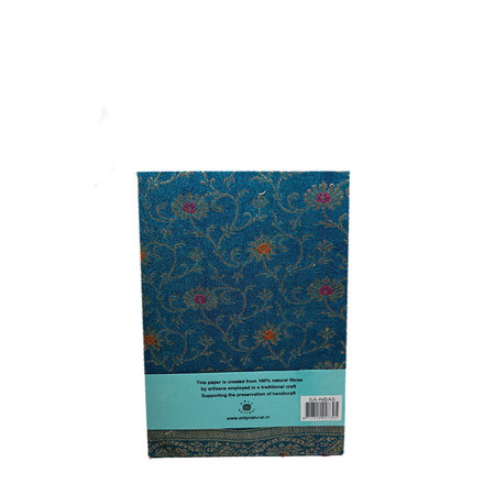 Notitieboek Sari M fuchsia groen