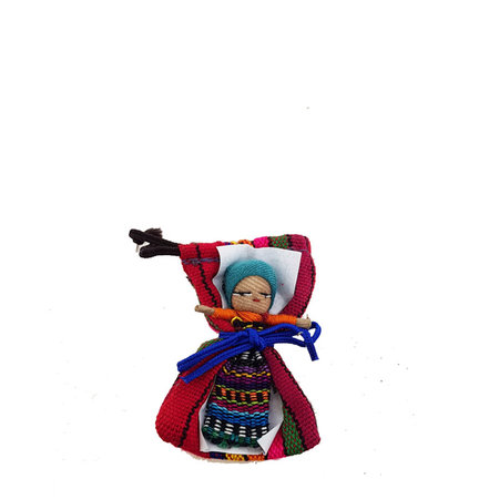 Zorgenpopje op zakje