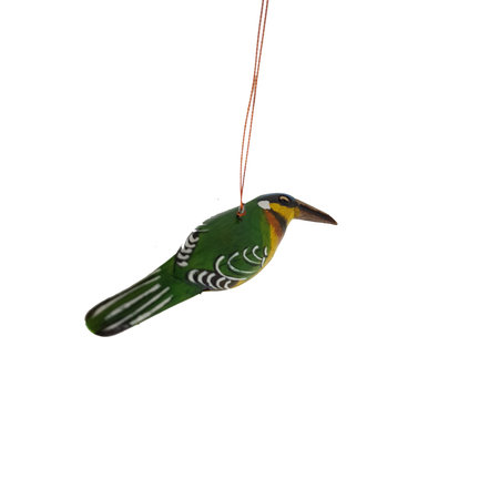 Troostvogels hangend groen geel