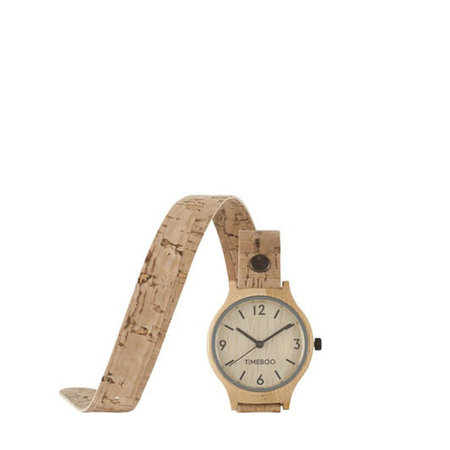 Horloge bamboe S double kurk