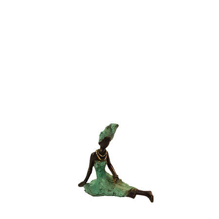 Zittende vrouw met groene hoed (4)