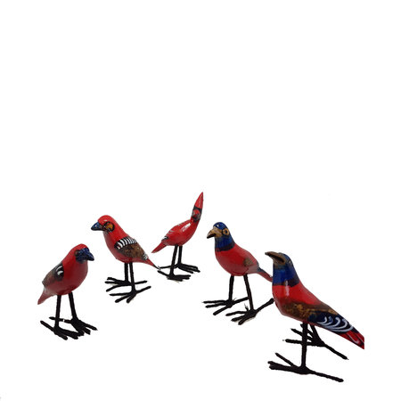 Troostvogel rood staand S