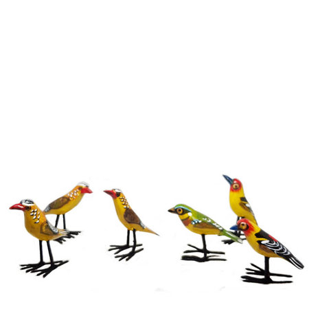 Troostvogel staand geel S