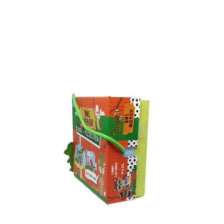 Puzzeltrein bosdieren