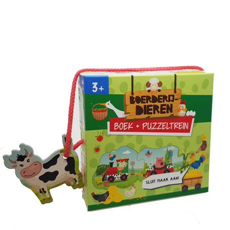 Puzzeltrein boerderijdieren