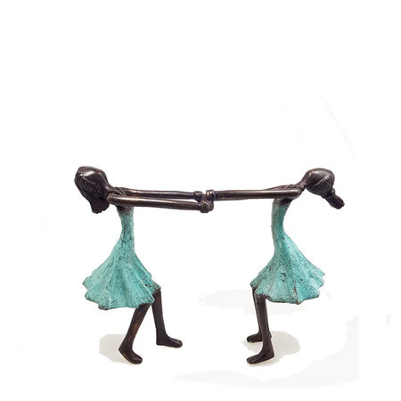 Dansende vrouwen 2 groenblauw (5)