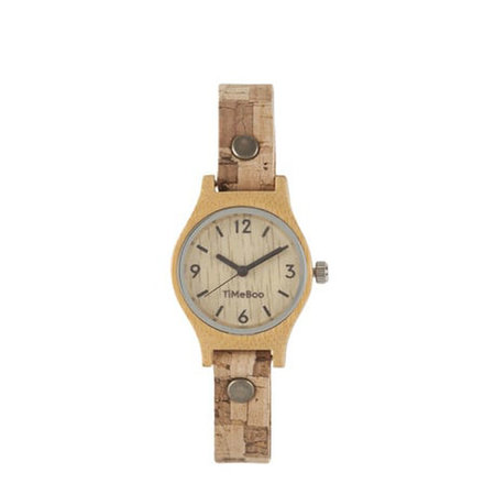 Horloge bamboe S blok