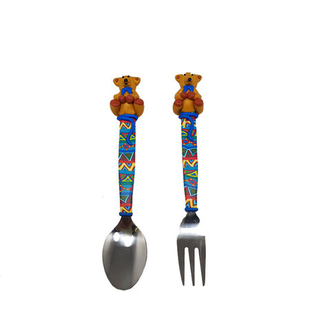Kinderbestek FIMO beren